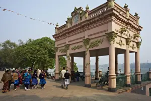 Colonialism Prints: Kiosk built in 1921 by Mr. Roquitte