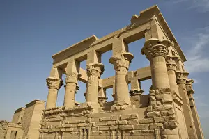 Support Prints: Kiosk of Trajan, Temple of Isis, UNESCO World Heritage Site, Philae Island, Aswan, Nubia
