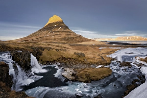 Snaefellsnes Prints: Kirkjufell mountain, Snaefellsnes Peninsula, Iceland
