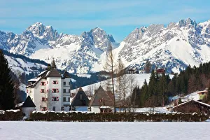 Tough Prints: Kitzbuhel and the Wilder Kaiser mountain range, Tirol, Austrian Alps, Austria