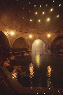 Swimming Pools Prints: Kivaly Baths, Budapest, Hungary, Europe