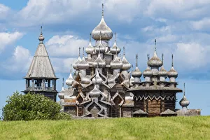 Karelia Prints: Kizhi Pogost, Transfiguration Cathedral, UNESCO World Heritage Site, Kizhi Island