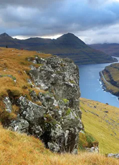 Bordoy Island Prints: Klaksvik, Bordoy, Faroe Islands, Denmark, North Atlantic