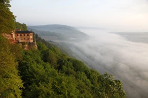 Klause (Hermitage) at Kastel-Staadt, Saar Valley, Rhineland-Palatinate, Germany, Europe