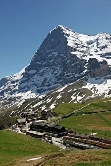 Switzerland Gallery: Kleine Scheidegg and Eiger near Grindelwald, Bernese Oberland, Swiss Alps
