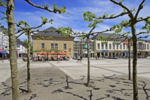 Saarland Prints: Kleiner Markt Square, Saarlouis, Saarland, Germany, Europe