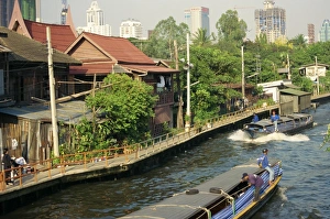 Water Taxi Prints: Klong and water taxis