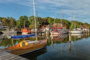 Kloster port, Hiddensee Island, Mecklenburg-Western Pomerania, Germany
