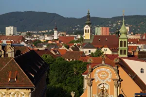 Austria Prints: Kloster Spital, Barmherzigenkirche, UNESCO World Heritage Site, Graz, Styria