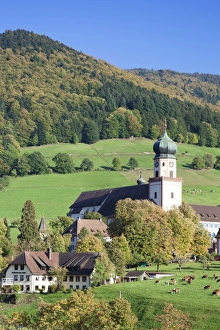 Kloster St. Trudpert Monastery, Munstertal, Munstertal Valley, Black Forest, Baden Wurttemberg, Germany, Europe
