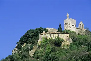 Drome Prints: Knights Templar Tower overlooking the village of Clansayes