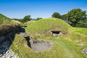 Gravestone Prints: Knowth, Neolithic passage grave, UNESCO World Heritage Site, prehistoric Bru na Boinne