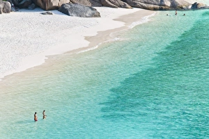 Couples Prints: Ko Similan Beach, Phuket Island, Phuket, Thailand, Southeast Asia, Asia, Asia