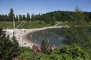 Kokonniemi?outdoor swimming pool, Porvoo, Uusimaa, Finland, Scandinavia, Europe
