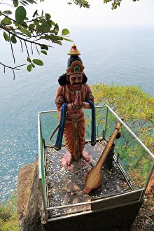 Musical Instrument Prints: Koneswaram Kovil Hindu temple, Trincomalee, Sri Lanka, Asia