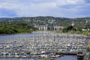Masts Prints: Kongen Marina, Oslo, Norway, Scandinavia, Europe