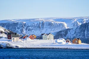 Finnmark Prints: Kongsfjord, Veidnes, Varanger Peninsula, Finnmark, Norway, Scandinavia, Europe