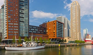 The Netherlands Prints: Kop Van Zuid, Rotterdam, South Holland, The Netherlands, Europe