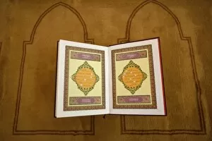 Koran open at the first page, Geneva, Switzerland, Europe