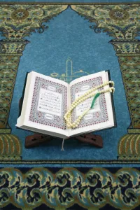 Images Dated 17th September 2006: Koran and prayer beads, Lyon, Rhone, France, Europe