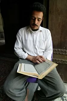 Koran reading, Cairo, Egypt, North Africa