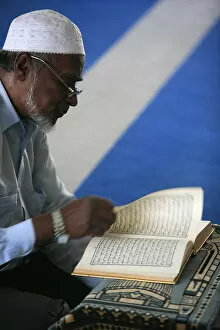 Images Dated 21st February 2006: Koran reading, Penang, Malaysia, Southeast Asia, Asia