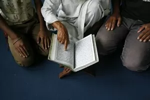 Koran school, Bhaktapur, Nepal, Asia