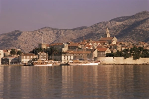 Korcula Prints: Korcula Old Town, Korcula Island, Dalmatia, Croatia, Europe