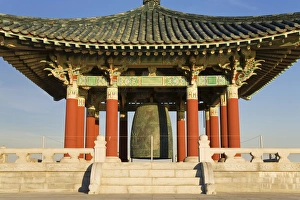 Korean Friendship Bell in Fort MacArthur Park, San Pedro, Los Angeles, California
