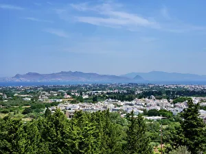 Kos Island Prints: Kos Town, elevated view, Kos Island, Dodecanese, Greek Islands, Greece, Europe