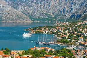 Montenegro Prints: Kotor, Bay of Kotor, UNESCO World Heritage Site, Montenegro, Europe