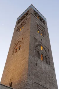 Images Dated 11th March 2008: Koutoubia minaret dating from 1147, Marrakesh, Morocco, North Africa, Africa