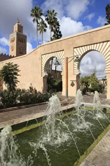 Koutoubia Minaret, Marrakech, Morocco, North Africa, Africa