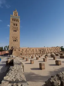 Typically Moroccan Prints: Koutoubia Mosque, Marrakech, Morocco, North Africa, Africa