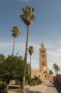 Images Dated 10th July 2009: Koutoubia Mosque, UNESCO World Heritage Site, Marrakech, Morocco, North Africa, Africa