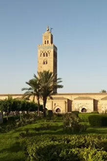 Images Dated 9th July 2009: Koutoubia Mosque, UNESCO World Heritage Site, Marrakech, Morocco, North Africa, Africa