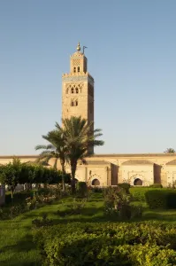 Images Dated 9th July 2009: Koutoubia Mosque, UNESCO World Heritage Site, Marrakech, Morocco, North Africa, Africa