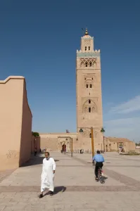 Images Dated 10th July 2009: Koutoubia Mosque, UNESCO World Heritage Site, Marrakech, Morocco, North Africa, Africa