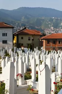 Images Dated 11th August 2010: Kovaci War Cemetery, Sarajevo, Bosnia and Herzegovina, Europe
