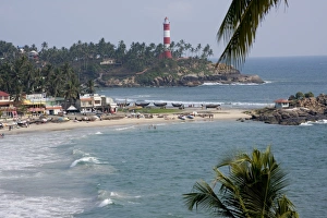 Images Dated 4th March 2008: Kovalam beach, Trivandrum, Kerala, India, Asia