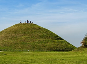 Cracow Prints: Krakus Mound, Podgorze District, Cracow, Lesser Poland Voivodeship, Poland, Europe