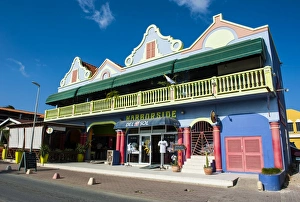 Balconies Prints: Kralendijk capital of Bonaire, ABC Islands