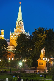 Red Square Prints: The Kremlin at Red Square, UNESCO World Heritage Site, Moscow, Russia, Europe
