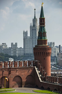 The Kremlin, UNESCO World Heritage Site, Moscow, Russia, Europe