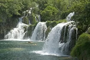Krka tufa falls, Sibenik, Croatia, Europe