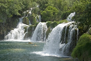 Images Dated 14th May 2008: Krka tufa falls, Sibenik, Croatia, Europe