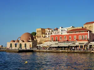 Chania Prints: Kucuk Hasan Mosque, City of Chania, Crete, Greek Islands, Greece, Europe