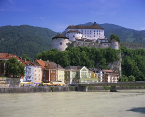 Tyrol Prints: Kufstein and the castle, Tirol (Tyrol), Austria, Europe