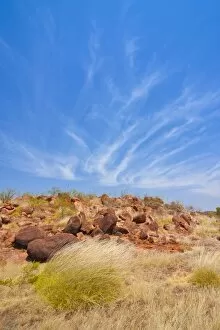 Images Dated 30th September 2008: Kundjarra (the Pebbles) granite boulders, Northern Territory, Australia, Pacific