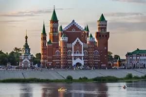 Theatres Prints: Kurchak Theatre, Yoshkar-Ola, Mari-El, Russia, Europe